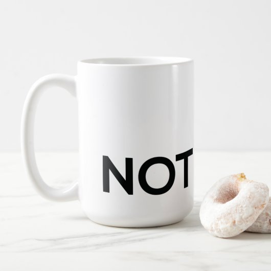 Il n'y a pas de vin dans cette tasse de café. (Avec donut)