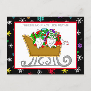 Il n'y a pas d'endroit comme Gnome, carte de Noël