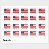 Il n'y a qu'un drapeau américain. Sticker carré (Feuille)
