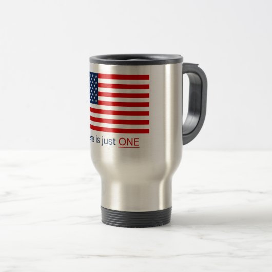 Il N'Y A Qu'Un Drapeau De Mug Voyage (Devant droit)