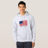 Il N'Y A Qu'Un Sweat - shirt à capuche Drapeau (Devant entier)