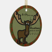 Il orignal être noël Jackson Hole ornement de fami (Droite)