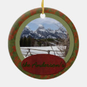 Il orignal être noël Jackson Hole ornement de fami (Dos)