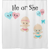 Il ou elle Douche rideau (Devant)