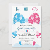 Il ou elle Pâques Genre Reveillez les invitations (Devant)