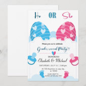 Il ou elle Pâques Genre Reveillez les invitations (Devant / Derrière)