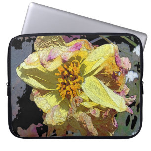 " il passag gio di fiori " laptop sleeve