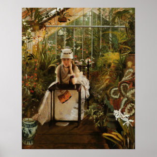 Il Penseroso door John Atkinson Grimshaw 1875 Poster