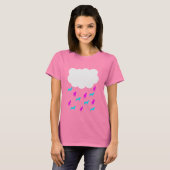 Il pleut des chats et des chiens ! T-shirt (Devant entier)