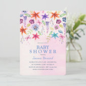 Il pleut des fleurs Invitation (Debout devant)