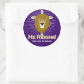 Il règne ! Le Lion de Juda STICKERS (Sac)