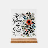 Il restaure mon âme floral (Recto)