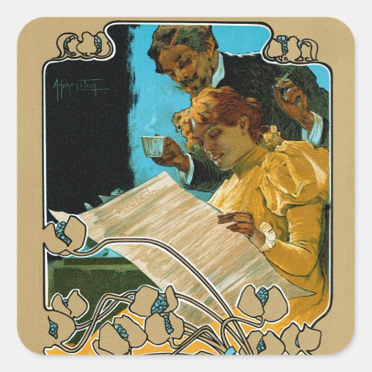 Il Resto Del Carlino Vierkante Sticker (Voorkant)