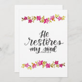 Il rétablit ma carte âme (Devant / Derrière)