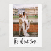 Il s'agit de Time Elopement Photo Faire-part (Devant)