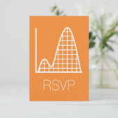 Il s'ajoute à la carte RSVP orange (Debout devant)