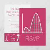 Il s'ajoute à la carte RSVP Raspberry (Devant / Derrière)