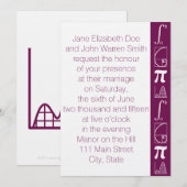 Il s'ajoute à la Faire-part de mariage du vin (Devant / Derrière)