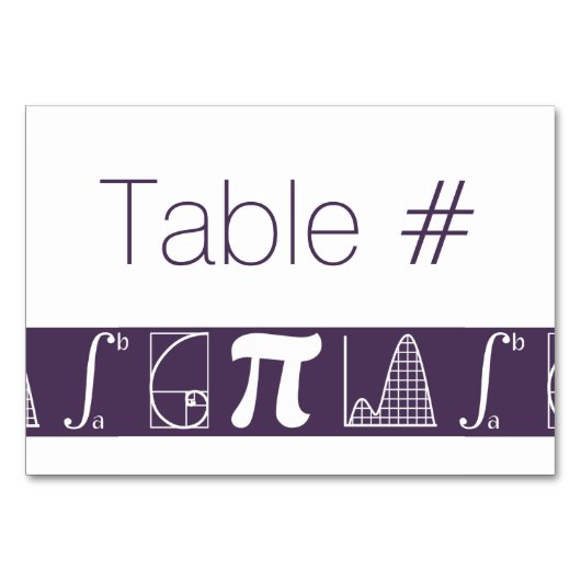 Il s'ajoute dans la carte de table violette (Devant)