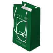 Il s'ajoute dans le sac cadeau vert (Dos Angle)