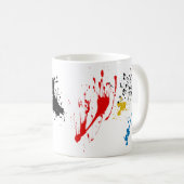 Il suffit de jeter une peinture sur une Mug (Devant droit)