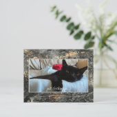 Il suffit d'enregistrer en noir carte postale (Debout devant)