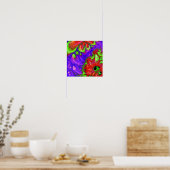 Il traverse (12 x 12) Affiche d'impression d'art (Cuisine)