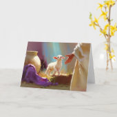 Il Vit ! Carte Pâques (Fleur jaune)