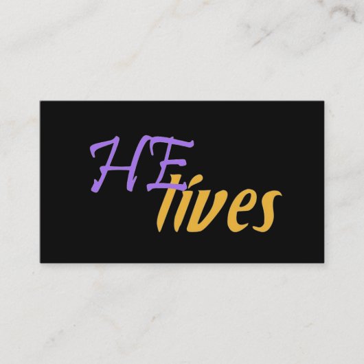 IL vit des cartes de visite (Devant)