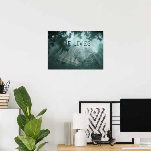 Il Vit Une Poster De Pâques (Bureau à domicile)