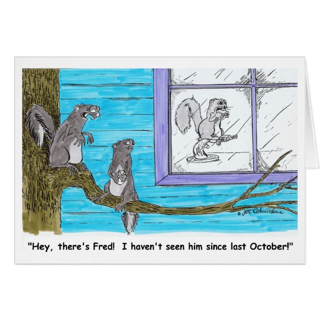 IL Y A carte de FRED (Devant horizontal)