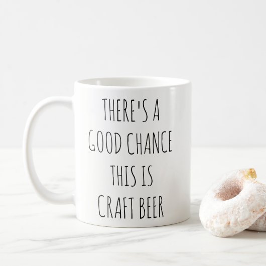 Il y a des chances fortes que c'est tasse de bière (Avec donut)