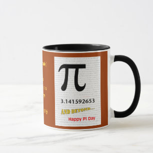 Il y a pi jour le 14 mars heureux, tasse