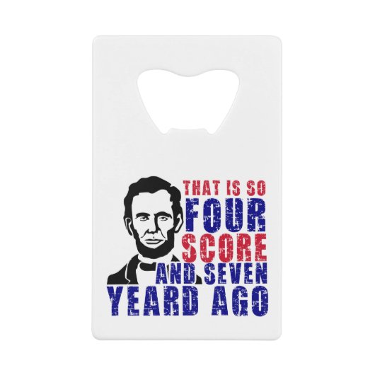 Il y a quatre points et sept ans (Devant)