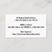 Il y a toujours espoir - carte de ligne de (Dos)