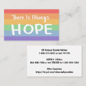 Il y a toujours espoir - carte de ligne de (Devant / Derrière)