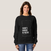 Il y a un danger dans la poésie Sweatshirt féminin (Devant entier)