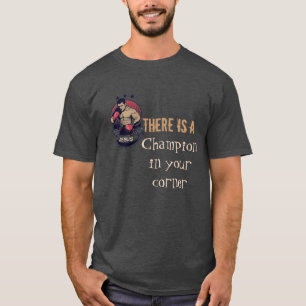 Il y a un T-Shirt de Champion