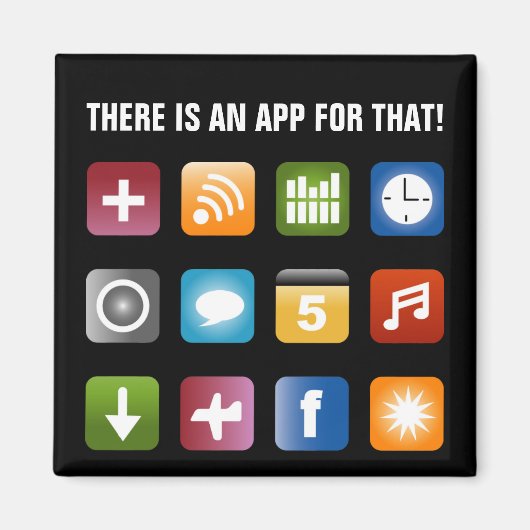 Il y a une application pour cet aimant | Conceptio (Devant)