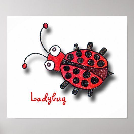 Il y a une coccinelle sur mon affiche ! (Devant)