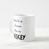 Il y a une occasion que c'est tasse de whiskey (Devant gauche)