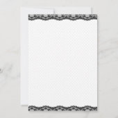 Il y a une partie ! Invitation rose de sorcière (Dos)