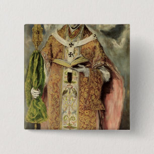 Ildefonso 1605-1610 vierkante button 5,1 cm