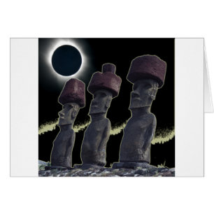 Île 2010 de Pâques d'éclipse