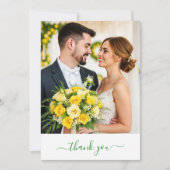 Île Citrus Vert & Jaune Mariage Merci (Devant)