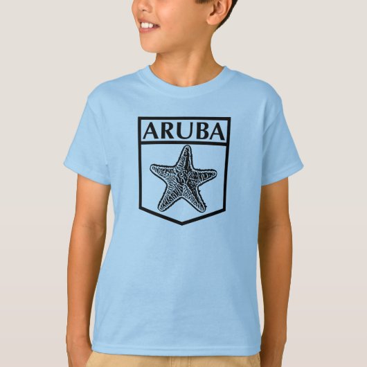 Ile d'Aruba Design - T-shirt de base pour enfants (Devant)