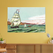 Île de Block Grande Toile Enveloppée (Insitu(Salon))