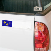 Ile-de-France-vlag Bumpersticker (Op Truck)