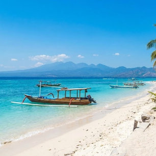 Île de Gili Trawangan Paradis Plage Art Mural