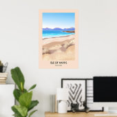 Île de Harris Écosse Affiche de voyage (Bureau à domicile)